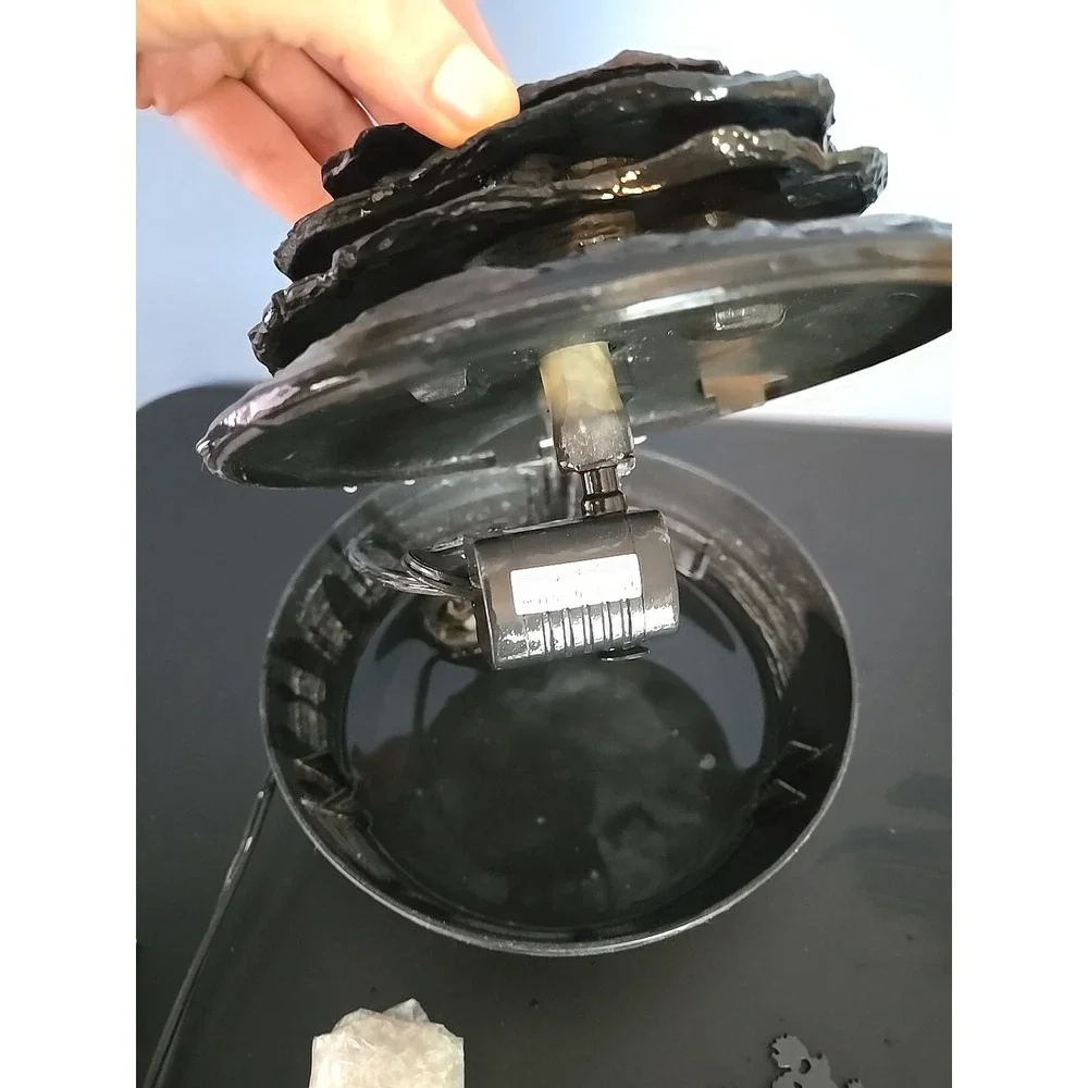 Homedics Relaxation Fountain Midnight Valley Shadow Effect